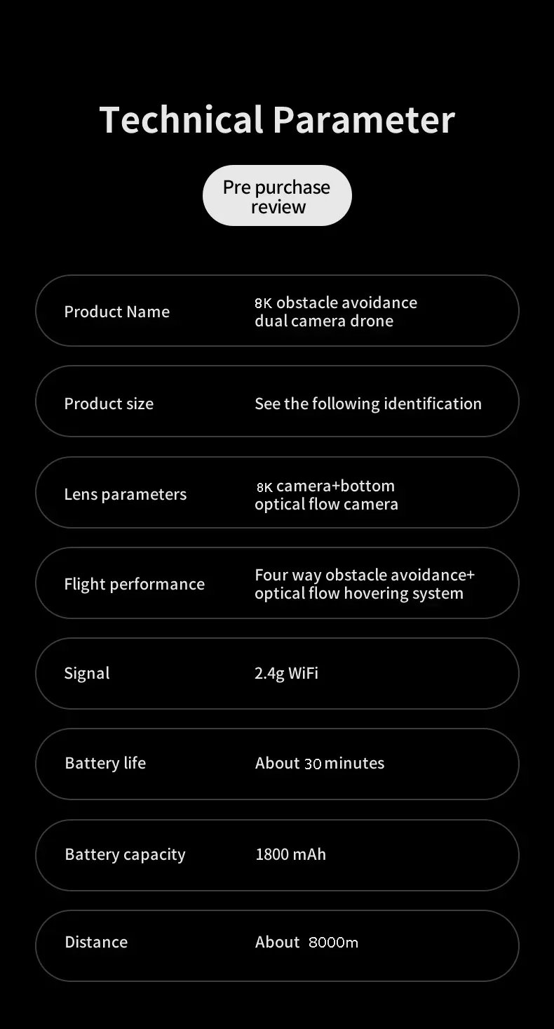 KY102 Drone 8K Professional Dual Camera Brushless Quadcopter Obstacle Avoidance Optical Flow Aerial Drone RC 10000M