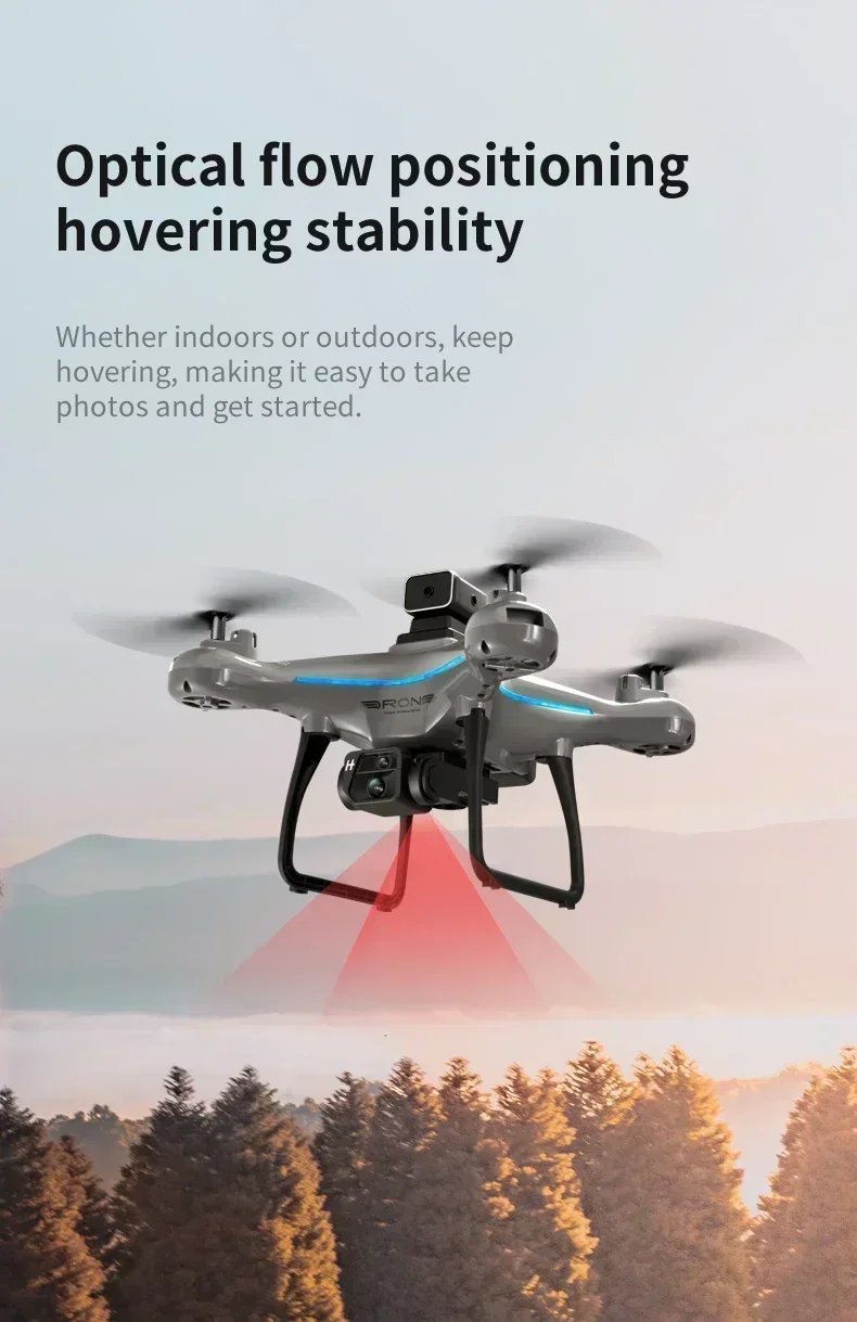 KY102 Drone 8K Professional Dual Camera Brushless Quadcopter Obstacle Avoidance Optical Flow Aerial Drone RC 10000M